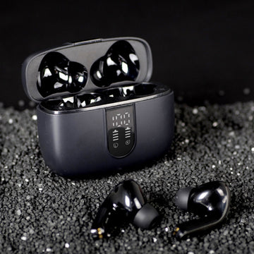 TD® Casque Bluetooth Bass HIFI qualité sonore écran d'affichage numérique intra-auriculaire casque de sport Bluetooth sans fil